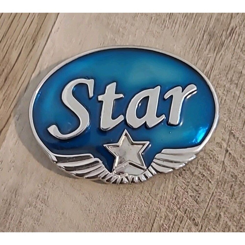 vintage star belt buckle